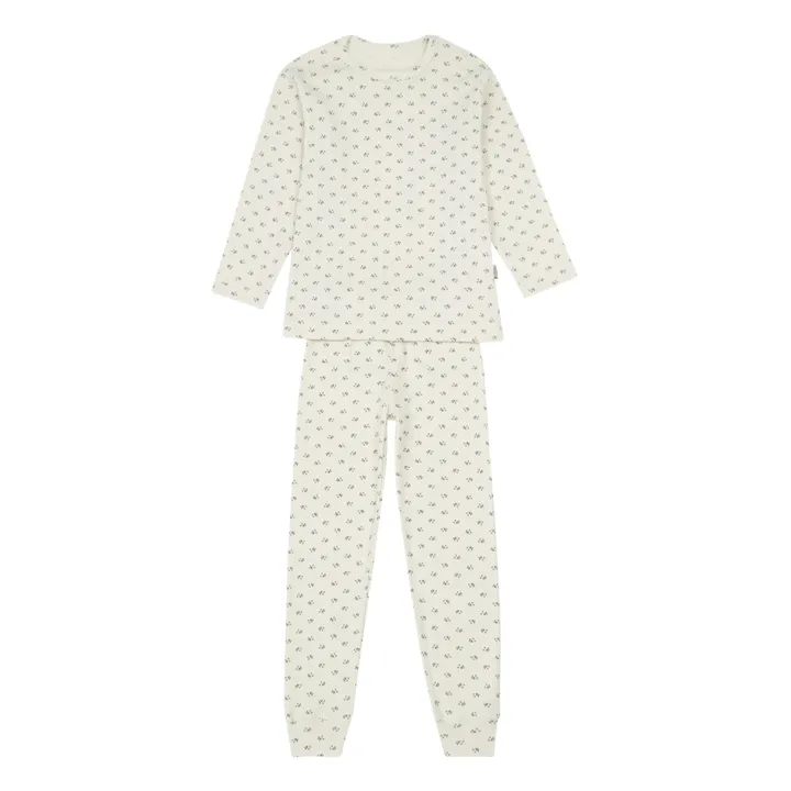 Pyjama Bio-Baumwolle Erdbeerbaum | Blau- Produktbild Nr. 0