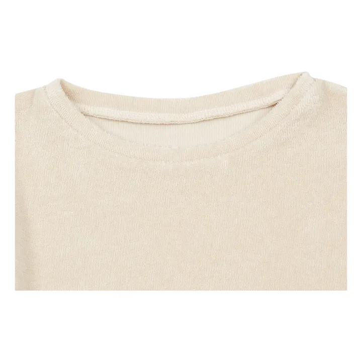 Frottee-T-Shirt Bio-Baumwolle Birke | Grauweiß- Produktbild Nr. 1