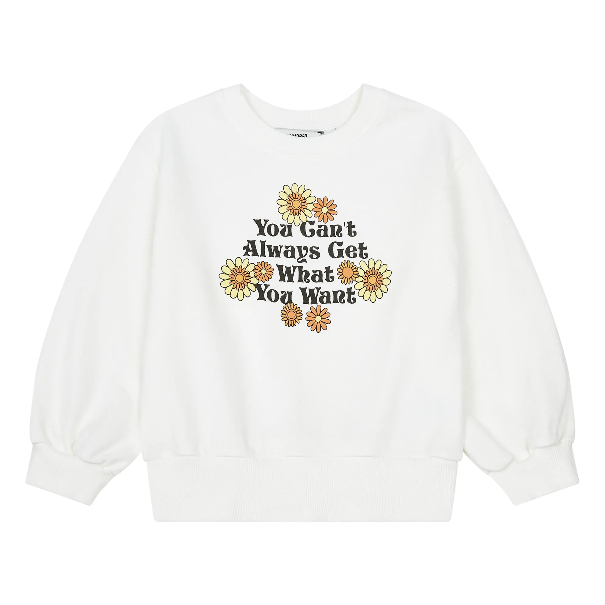 Hundred Pieces Off White Oversize Organic Cotton Sweatshirt