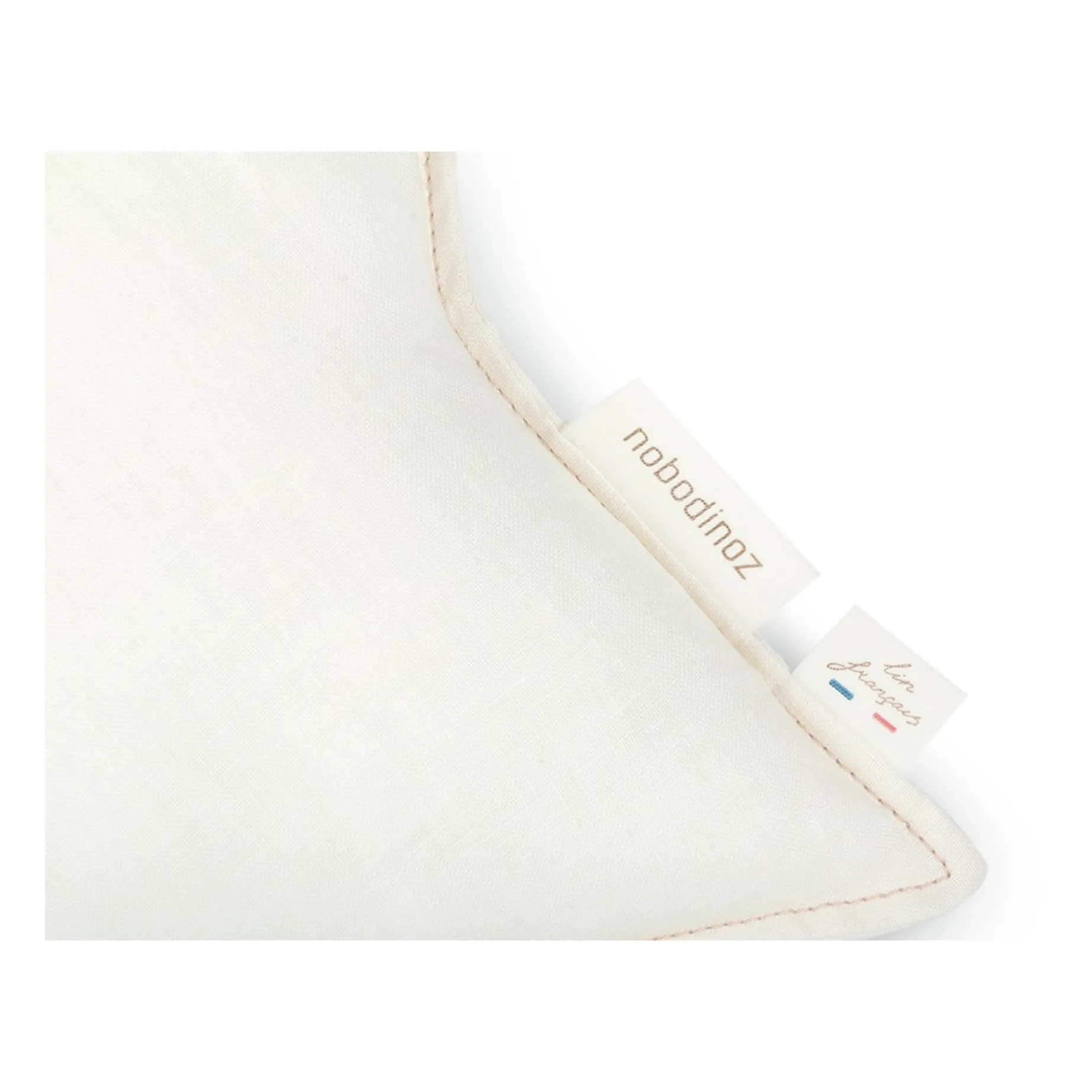 Coussin étoile - Lin Français | Blanc- Image produit n°2