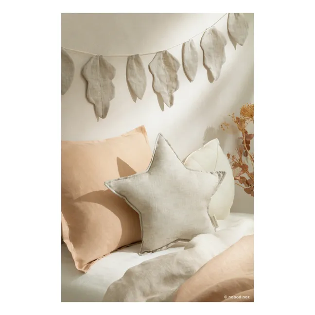 Star Cushion - French Linen | Oatmeal