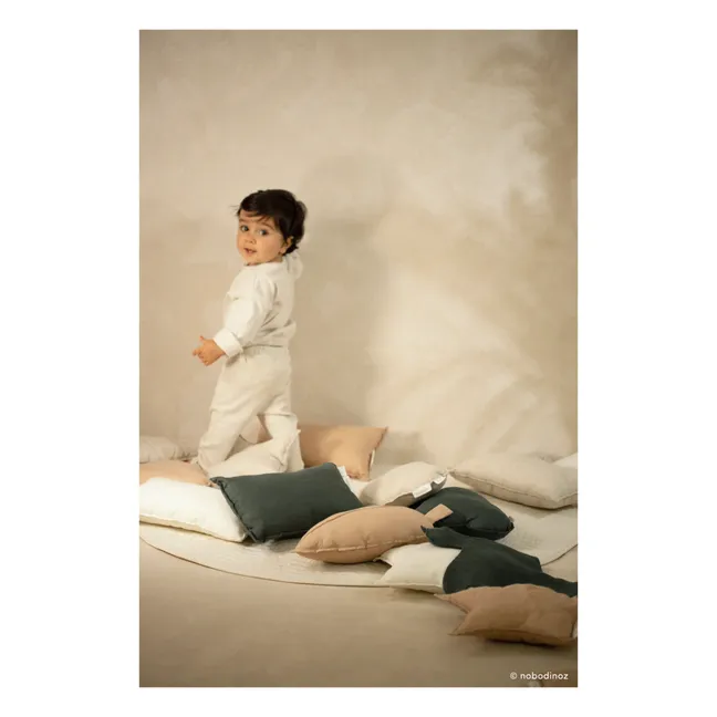 Kissen Wolke - Französisches Leinen | Hafer