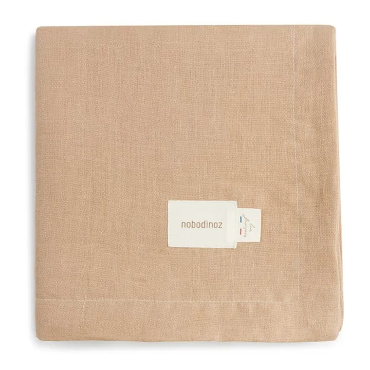 Leichte Decke - Französisches Leinen | Sandfarben- Produktbild Nr. 0