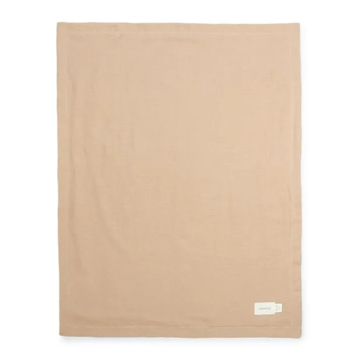 Leichte Decke - Französisches Leinen | Sandfarben- Produktbild Nr. 2