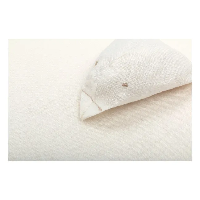 Bird Soft Toy - French Linen | White