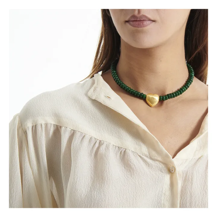 Collar Corazón | Verde- Imagen del producto n°1