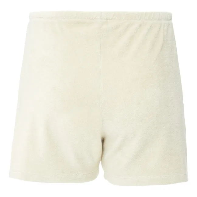 Hortensia Terry Cloth Shorts - Women’s Collection  | Ecru