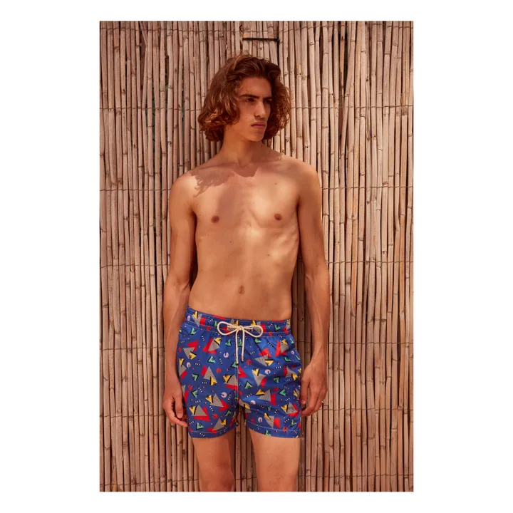 Miami Recycled Fibre Swim Trunks | Blue- Product image n°3