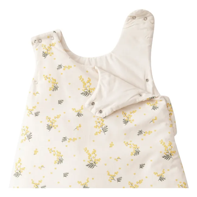 Wattle Cotton Percale Baby Sleeping Bag | Off white