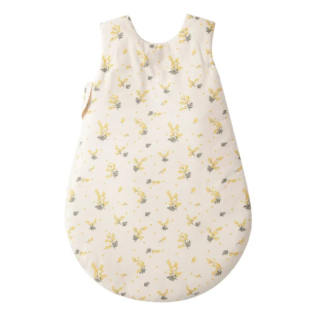 Wattle Cotton Percale Baby Sleeping Bag | Off white