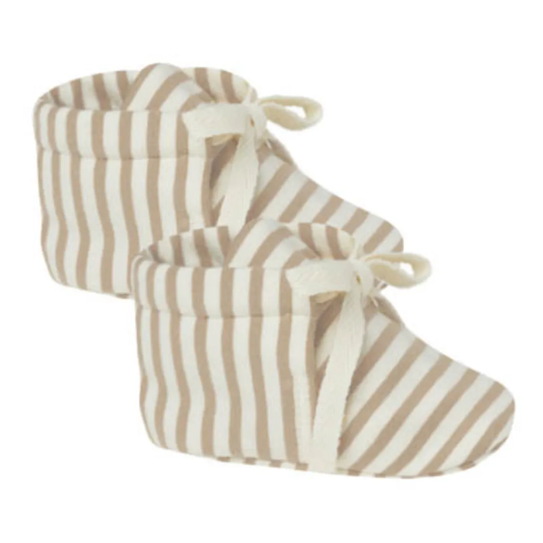 Quincy Mae Grey Organic Cotton Booties