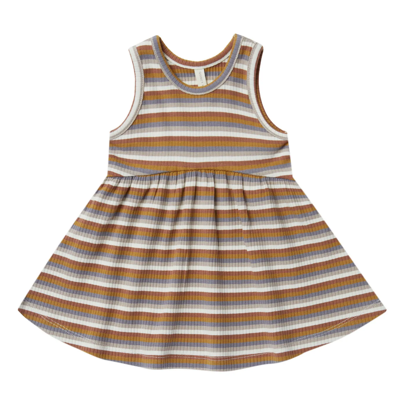 Quincy Mae - Robe Bretelles Coton Bio Côtelé (Quincy Mae) - Image 1