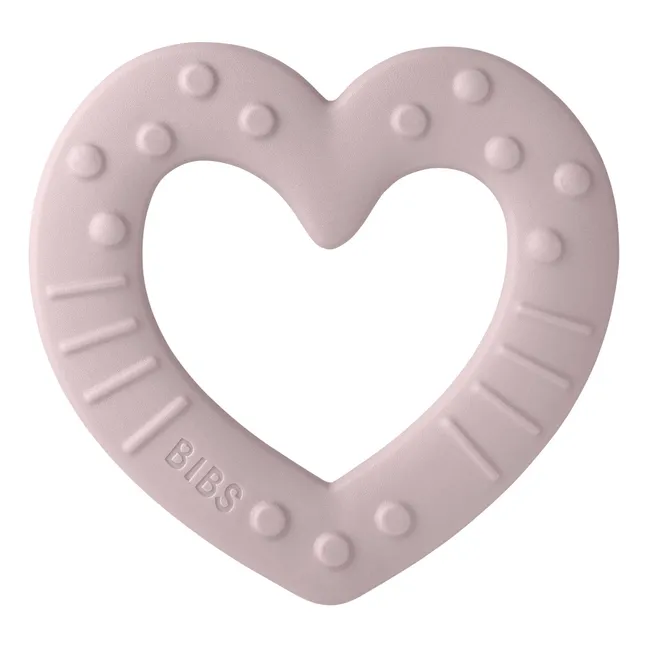 Heart Teething Ring | Powder pink
