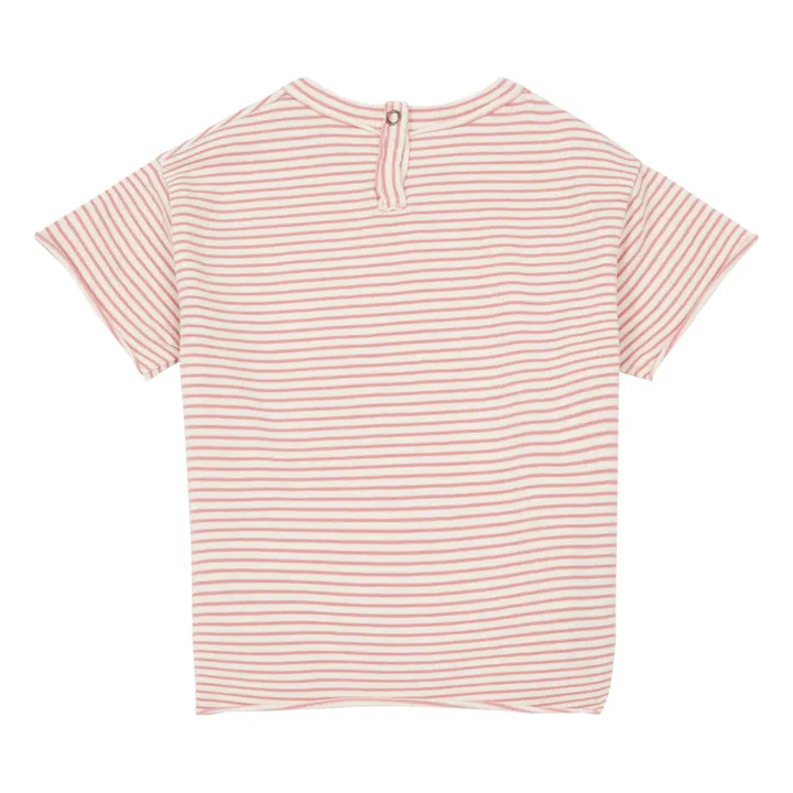 T-Shirt Rayé | Rose- Image produit n°1