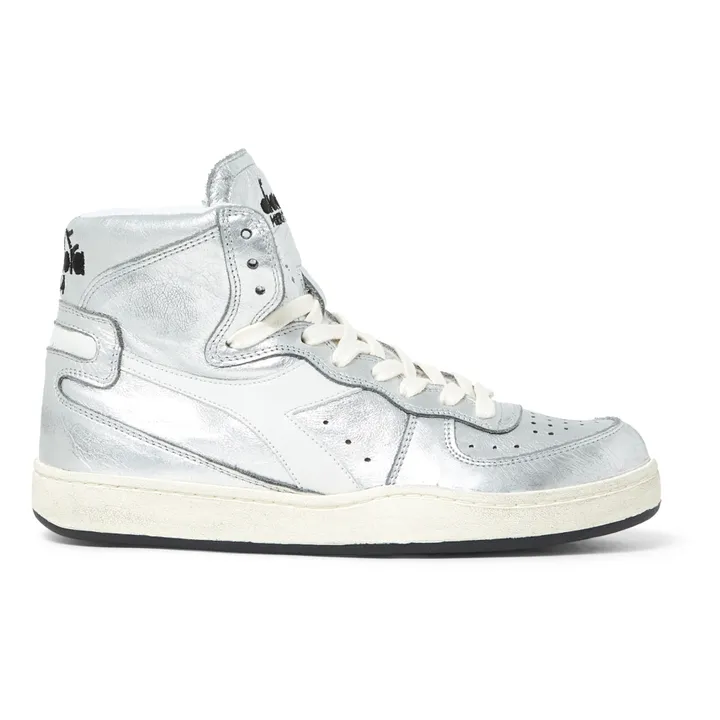 Sneakers Mid Silver Used | Silber- Produktbild Nr. 0