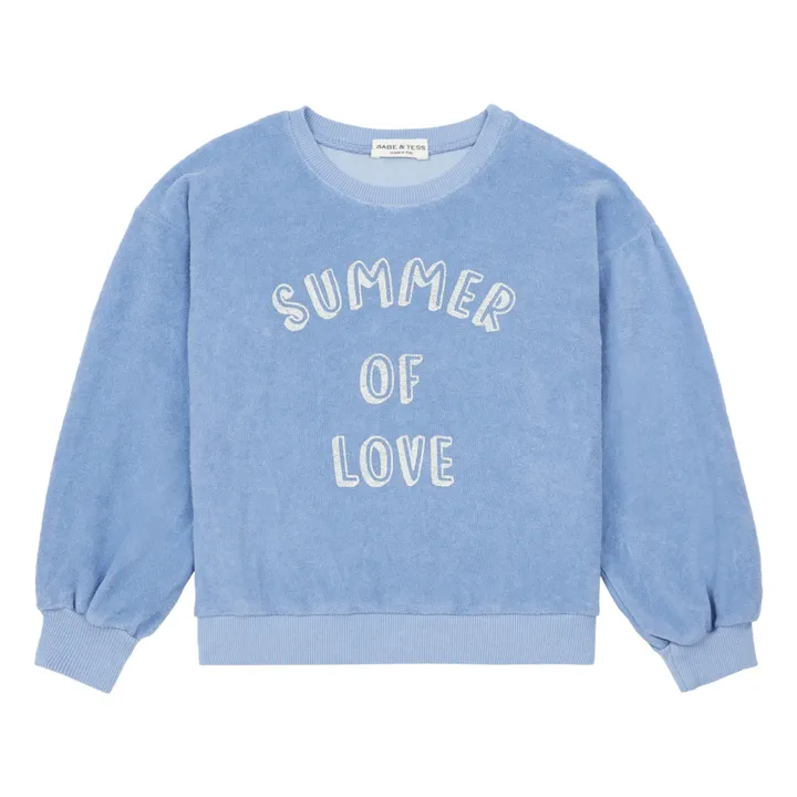 Babe Tess Terry Cloth Sweatshirt Light blue Smallable