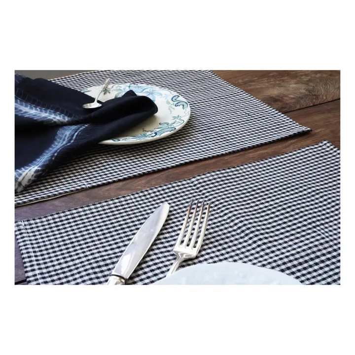 Place Mat | Navy blue- Product image n°1