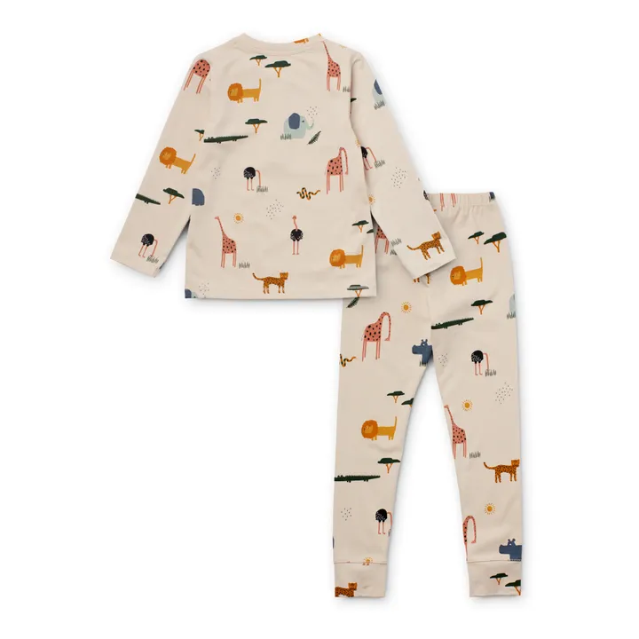 Wilhem Organic Cotton Pyjamas | Beige- Product image n°2