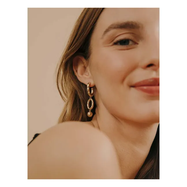 Lange Ohrringe Sarah | Gold