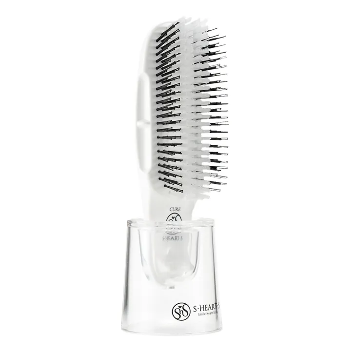 Brosse pour application de soins cheveux normaux ou épais Cure White- Image produit n°3