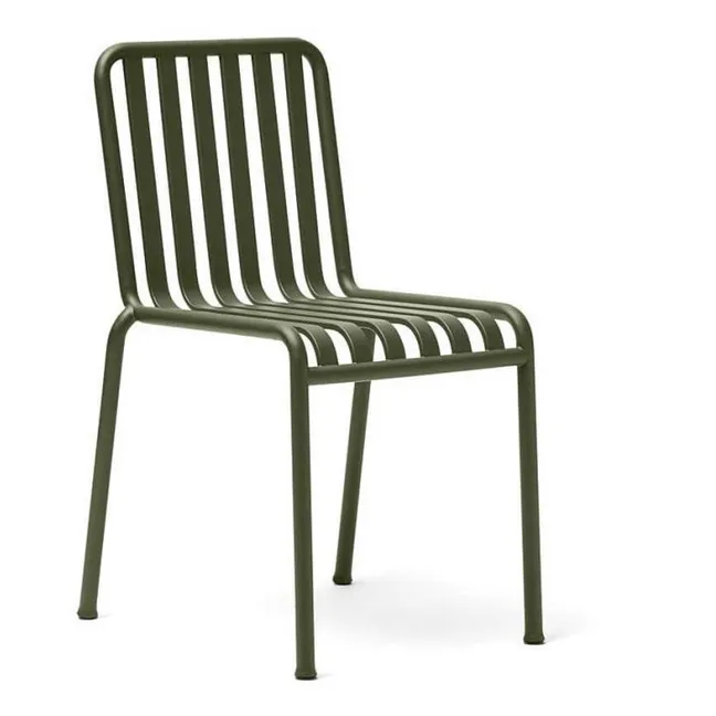 Silla apilable Palissade R&E Bouroullec | Verde oliva