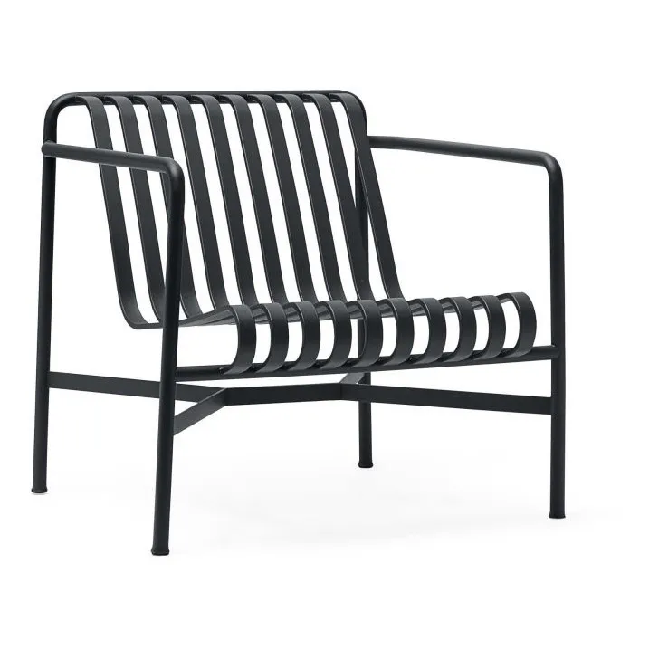 Hay Charcoal Grey Palissade Lounge Chair Designed By Ronan And Erwan Bouroullec