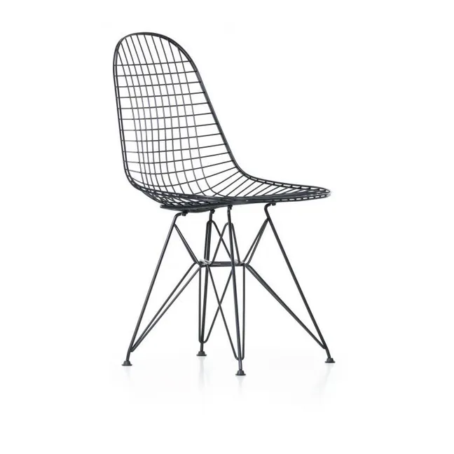 Chaise Eames wire DKR piètement epoxy | Basic Dark