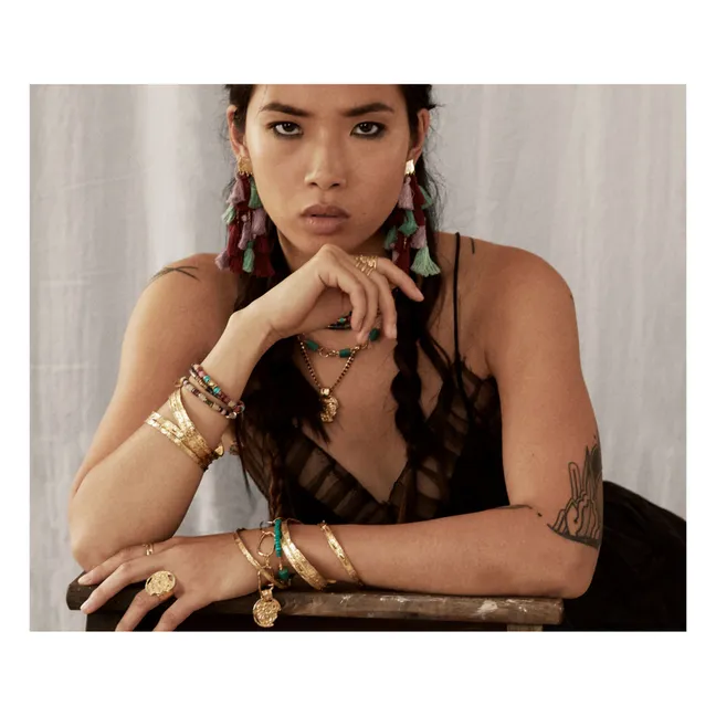 Pulsera Gokarna | Azul Turquesa
