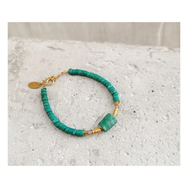 Pulsera Gokarna | Azul Turquesa