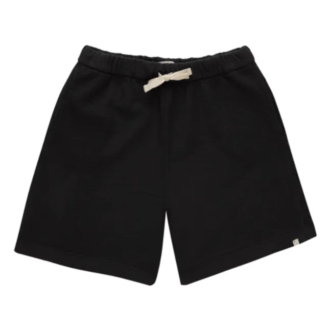 Molton-Shorts aus Bio-Baumwolle Eça | Anthrazit