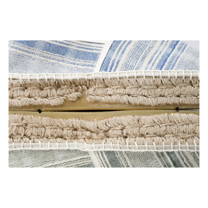 Aduna Striped Espadrilles | Green- Product image n°2