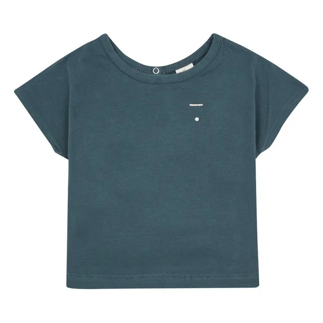 T-shirt Baby Coton Bio | Bleu gris