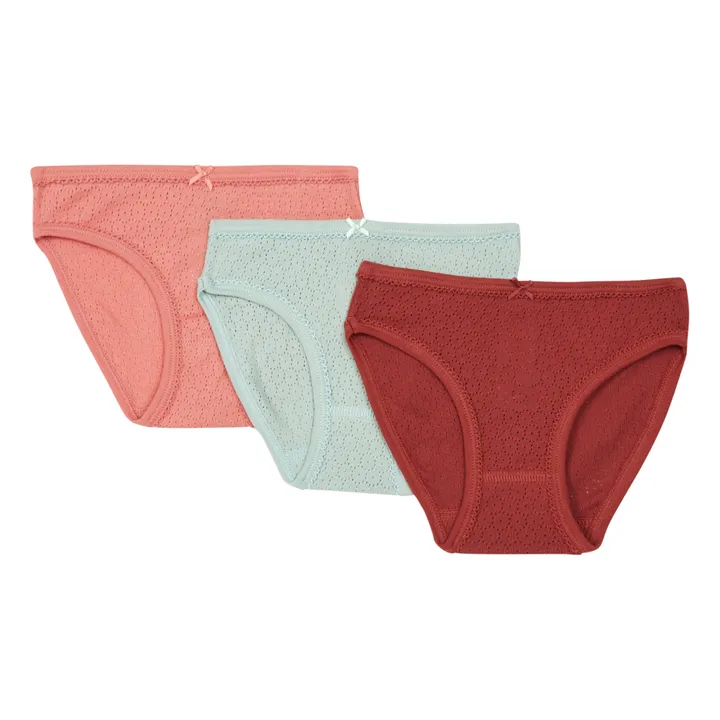 Troutrou Briefs - Set of 3 | Pink- Product image n°0