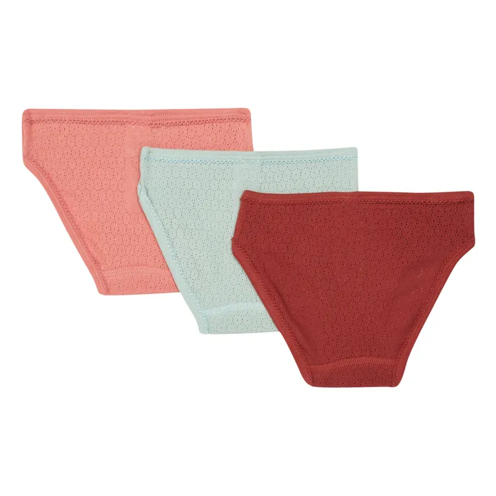 Troutrou Briefs - Set of 3 | Pink- Product image n°1