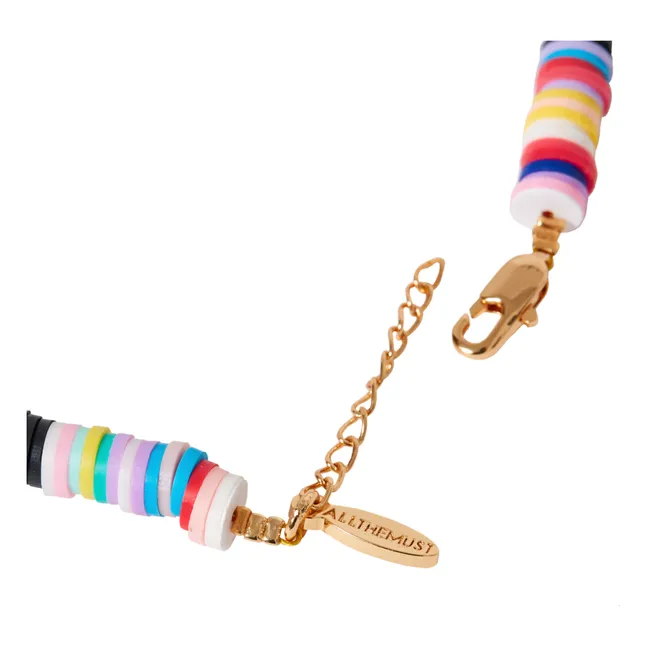 Collier Large Heishi | Rose