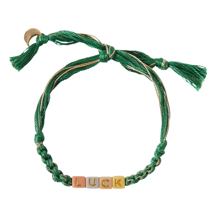 Luck Macramé Bracelet - Women’s Collection  | Green- Product image n°0