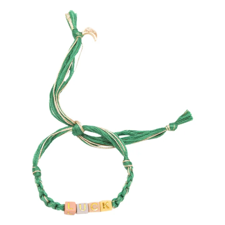 Luck Macramé Bracelet - Women’s Collection  | Green- Product image n°2