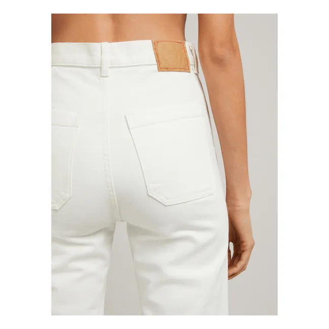 Jean St Monica 5-pocket Coton Bio | Natural White