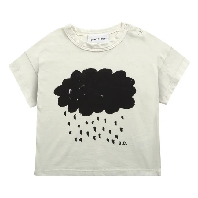 T-Shirt Coton Bio Nuage - Collection Iconic  | Ecru