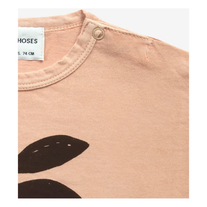 T-Shirt Bio-Baumwolle Apfel - Kollektion Iconic  | Apricot- Produktbild Nr. 3