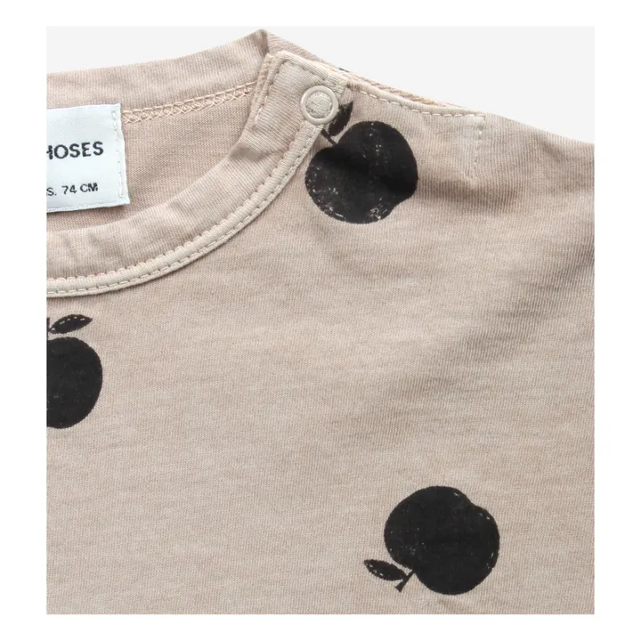 T-Shirt Cotone Bio Pommes - Collezione Iconic  | Beige- Immagine del prodotto n°6