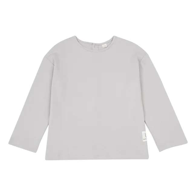 Organic Cotton Oversize Top | Grey