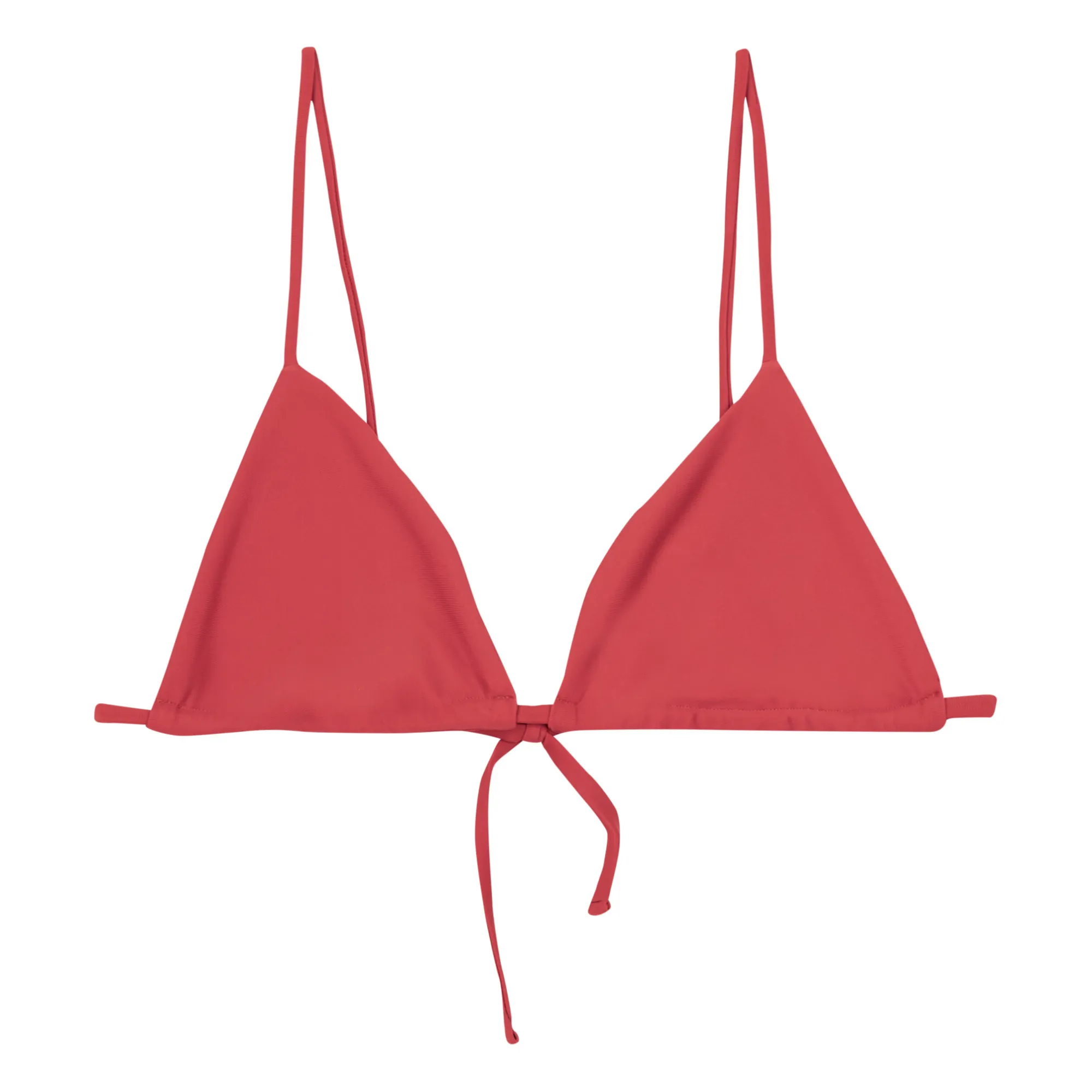 Jade Swim Terracotta Via Bikini Top