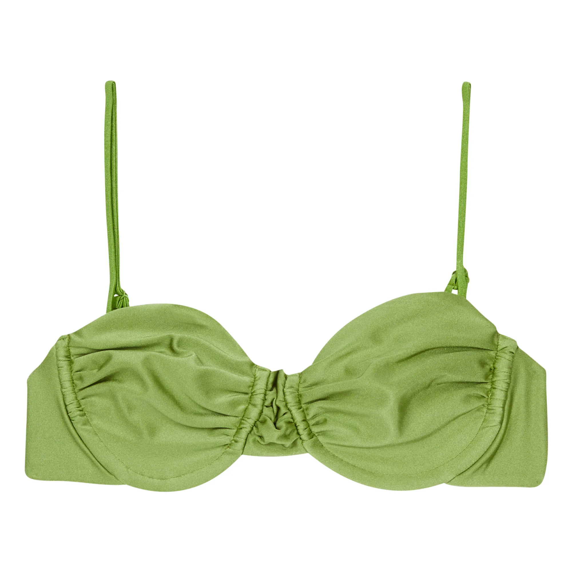 Jade Swim Green Mia Bikini Top