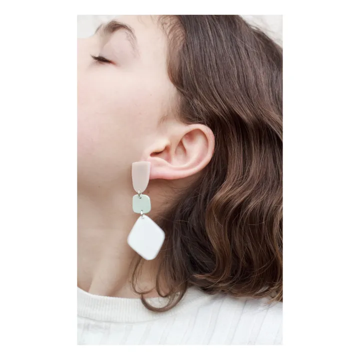 Ohrringe Medina  | Weiß- Produktbild Nr. 1