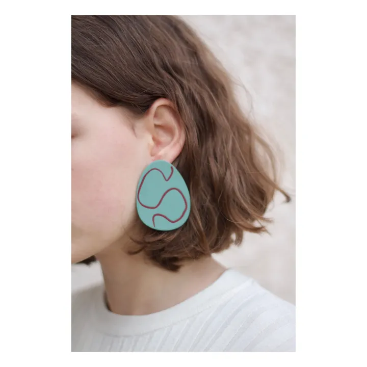 Margaux Earrings | Green- Product image n°2