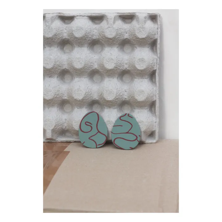 Margaux Earrings | Green- Product image n°3