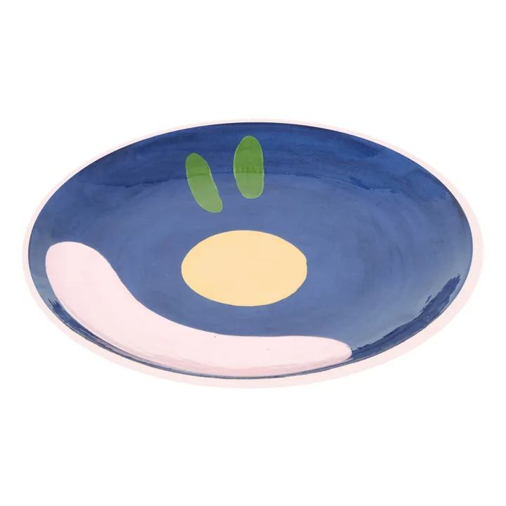 Teller Daphné aus Keramik | Blau- Produktbild Nr. 2