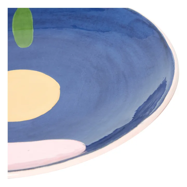 Teller Daphné aus Keramik | Blau- Produktbild Nr. 3