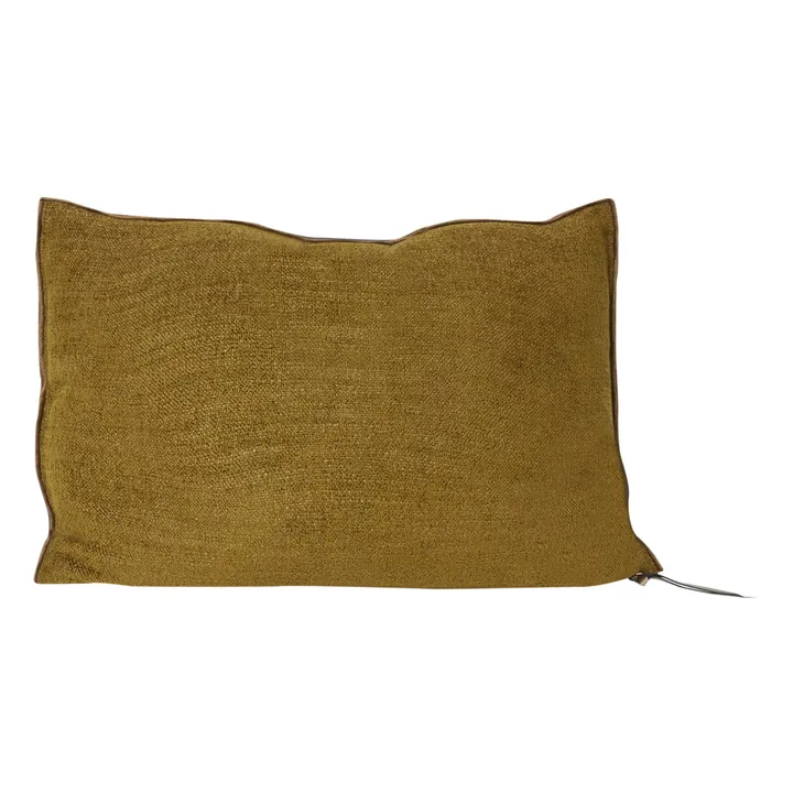 Vice Versa Vintage Chenille Cushion | Bronze- Product image n°1